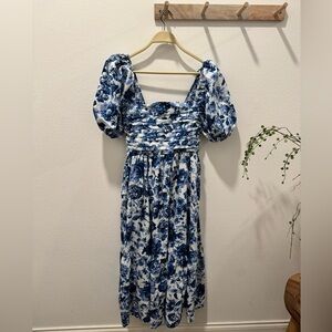 Abercrombie & Fitch Emerson Dress (blue floral print)